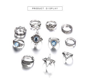 Anillo de plata con diseño para mujer, joyería sencilla a la moda, <span class=keywords><strong>anillos</strong></span> apilables chapados en oro, con estilo - Product Image 1