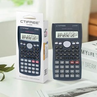 Calculatrice scientifique CTIFREE OEM Logo 240 fonctions, alimentation par piles, calculatrice d'examen pour étudiants, calculatrice d'ingénierie 82MS pour l'école