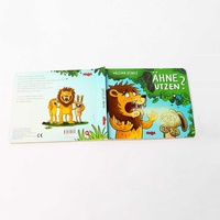 Vente en gros de livres en carton pour enfants imprimés écologiques Impression à la demande