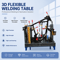 Table de soudage nitridée 3000x1500, plateforme de soudage modulaire 3D flexible et robuste pour la fabrication de structures en acier