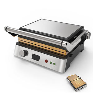 Griglia grande con padella rimovibile con touch screen digitale Sandwich maker grill panini senza fumo bbq grill elettrico - Product Image 5