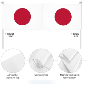 Football Customizable 2026 Country Flag Double-Sided Polyester All Soccer Team Window Car Flag Digital Printing Event - Product Image 6