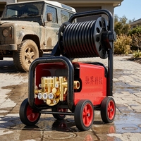 Nettoyeur à jet d'eau mobile robuste de qualité industrielle, puissant, 3500 W de puissance de pointe, pour extérieur