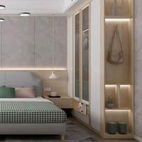 Juego de Muebles de Dormitorio de Lujo, Muebles de Dormitorio Principal en Verde