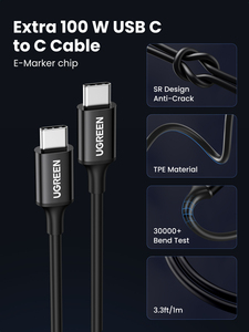 <span class=keywords><strong>Cargador</strong></span> de Coche Rápido UGREEN de 130W USB C con Cable PD para Xiaomi, <span class=keywords><strong>iPhone</strong></span> 17, Samsung Galaxy S25, Laptops, <span class=keywords><strong>Cargador</strong></span> de Coche USB C Rápido QC4 - Product Image 4