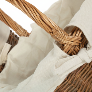 Cesta de la compra de mimbre Ovalada para niños - Product Image 1