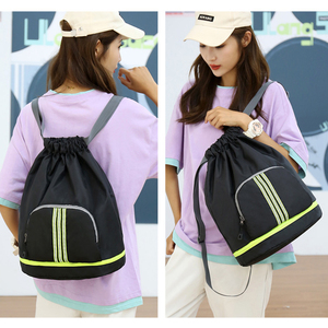 Oem Oxford túi không thấm nước Dây Kéo Túi ánh sáng bagpack thể thao giản dị Ba lô tùy chỉnh thăng hoa Nylon dây kéo Ba lô - Product Image 6
