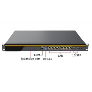 อุปกรณ์ไฟร์วอลล์แบบติดตั้งบนแร็คขนาด 19 นิ้ว 1U รุ่น I7-3520M <span class=keywords><strong>8G</strong></span>+128  โครงสร้างอะลูมิเนียมอัลลอยด์ แผงควบคุมปรับแต่งได้ - Product Image 3