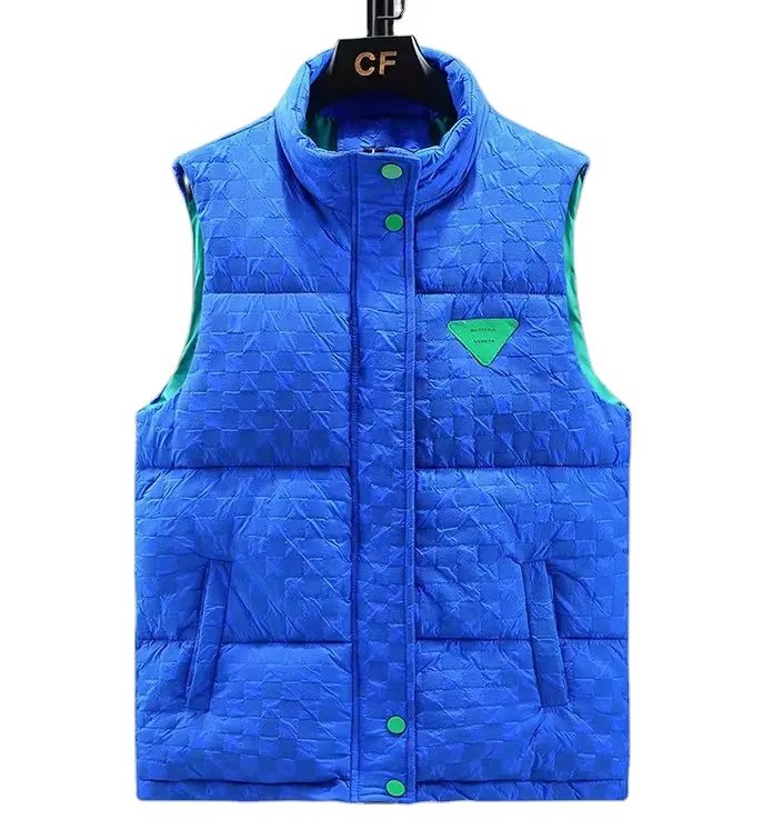 Gilet rembourré pour homme, vêtement d'extérieur, chaud, imperméable, logo personnalisé, pour l'hiver, oem