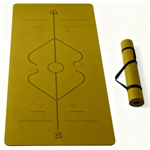 Tapete de <span class=keywords><strong>Yoga</strong></span> YOURAN TPE, Aislante Acústico, Antideslizante, Grueso, ST027, 183cm, 1000g, <span class=keywords><strong>para</strong></span> Fitness <span class=keywords><strong>en</strong></span> <span class=keywords><strong>Casa</strong></span>, Silencioso, con Correa de Transporte - Product Image 6