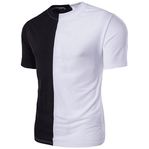 Trendy And Organic Half Black Half White Tshirt For All Seasons Alibaba Com Trendy And Organic Half Black Half White Tshirt For All Seasons Alibaba Com
