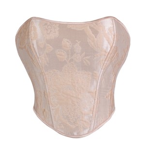 <span class=keywords><strong>Corsetto</strong></span> Modellante Senza Spalline con Motivo a Palazzo, Top Modellante per Donna in Poliestere Leggero e Sottile, per Forniture all'Ingrosso - Product Image 5