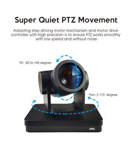 Caméra PTZ 4K à suivi automatique IA pour salle de conférence, enseignement en ligne en direct, diffusion compatible OBS/vMix/Zoom MC8420 4K Auto - Product Image 3