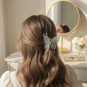 Di tendenza di moda con fiocco di cristallo forcine per capelli vendita calda all'ingrosso scintillante accessori per capelli per ragazze realizzati in lega di metallo - Product Image 3