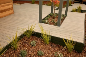 <span class=keywords><strong>Couleur</strong></span> <span class=keywords><strong>teck</strong></span> platelage de haute qualité extérieur Wpc platelage bois plastique Composite platelage carreaux - Product Image 2