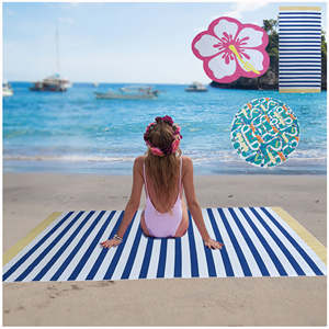 Échantillon gratuit de haute qualité impression par sublimation personnalisée <span class=keywords><strong>hambourg</strong></span> forme de frites serviette de <span class=keywords><strong>plage</strong></span> à séchage rapide sans sable - Product Image 4