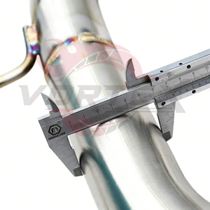 Tuyau intermédiaire Vortex 2,5 pouces à longueur égale pour BMW M3 F80 M4 F82 F83 S55 2015-2017, kit d'échappement de performance pour course, tuyau central, silencieux - Product Image 2