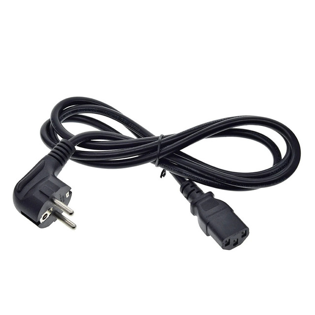 1.5m IEC320 C13 to European 2 pin Round Power line cables,Schuko CEE7/7 Power Cable,IEC320 C14 VDE Power cord