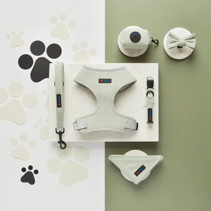 Fabricante Chinês: Atacado de Coleiras, Guias, Peitorais e Conjuntos de Dispensadores de Sacos para Dejetos Personalizados para Pets Estilosos - Product Image 1