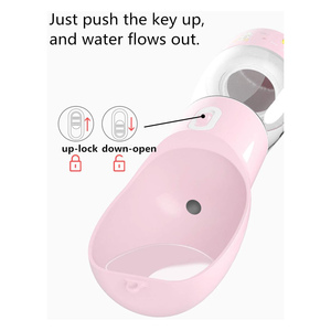 Bouteille d'eau portable 4-en-1 pour chien avec rangement pour nourriture et pelle à déjections – Vente en gros fabricant - Product Image 2
