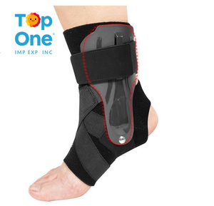 Soporte de tobillo ajustable de compresión ABS de nailon de alta calidad de fábrica superior y mangas protectoras - Product Image 5