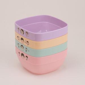 Offre Spéciale – Lot de 4 Bols Écologiques en Plastique Réutilisables et Colorés pour Micro-ondes (Riz, Soupe, Aliments) - Product Image 4