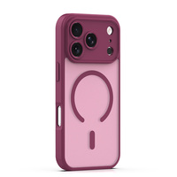 Coques de téléphone portable en TPU+PC translucides mates avec recharge sans fil, design givré pour ONEPLUS 13 ACE5/6, support magnétique