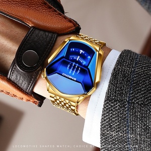 BINBOND Men Popular Fashion Motorcycle Concept Luminous Steel Band Mesh Watch Touch <b>Screen</b> Black Technology Watch - Product Image 6