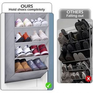 Large Fabric Over the Door <b>Shoe</b> Organizer with Deep Pockets Hanging <b>Shoe</b> <b>Rack</b> Storage for Home - Product Image 2