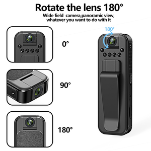 Cámara Corporal Portátil Full HD 1080P con Conectividad WiFi, Almacenamiento MicroSD, <span class=keywords><strong>Zoom</strong></span> Óptico 10x-20x y Gran Angular de 140° para Protección Diaria - Product Image 3