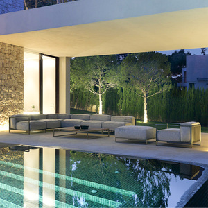 Phật sơn nhà máy bán hàng hiện đại không thấm nước Bọc <span class=keywords><strong>Sofa</strong></span> ngoài trời đặt nhôm vườn cắt <span class=keywords><strong>sofa</strong></span> nhôm Patio Bộ đồ nội thất - Product Image 6