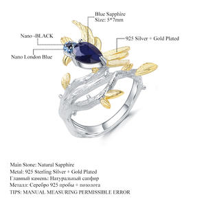 Anillo de Plata 925 con Incrustaciones de Piedras Preciosas, Serie en Stock, Estilo Vintage, Elegante, Venta Directa de Fábrica - Product Image 4