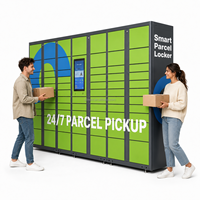 Baiwei - Casillero Inteligente para Entrega de Paquetes en Apartamentos, Automatizado, para Exteriores, Impermeable