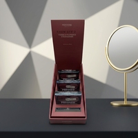 Présentoir de Comptoir en Carton Ondulé Personnalisé pour Cosmétiques, Plateau de Présentation à Niveaux pour Produits de Soin de la Peau