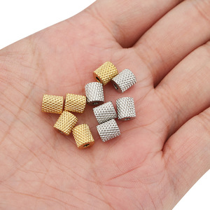 Stainless Steel Cylinder Beads 6.0mm Hole DIY Jewelry Accessories <b>Spacer</b> Beads For Bracelet Making - Product Image 4