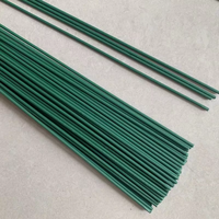 Bunga Hijau Buatan Tangan dari Batang Besi 40cm Dekorasi DIY Berkualitas Tinggi untuk Penggunaan Dalam Ruangan Ruang Tamu Tahun Baru Imlek