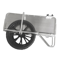 Fabricant professionnel de chariots à roulettes en aluminium à 2 roues, haute capacité (300 kg), pour le stockage d'outils et l'utilisation en jardinage