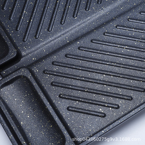Grill carré en alliage d'aluminium Craftsman Trading avec revêtement céramique, nettoyage facile, pour grillades en extérieur, avec logo - Product Image 2