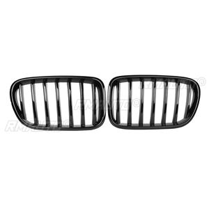 1 Par de Rejillas Delanteras para BMW X3 F25 2010 2011 2012 2013, Rejilla de Riñón, Color Negro Brillante Mate M, Rejillas de Repuesto para Carreras - Product Image 2