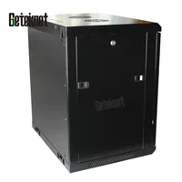 Armoire de serveur réseau murale mini Geteknet OEM coulissante 19 pouces 6U 9U 12U 15U 18U 22U en acier SPCC IP20