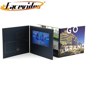 Carte d'invitation publicitaire en papier artisanal, carte de vœux professionnelle, écran lcd, vidéo, dépliant, bon marché - Product Image 4