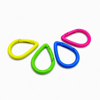 Promotion : Mousqueton en aluminium en forme de D, personnalisable avec logo gravé, mousqueton coloré en aluminium, boucle métallique pour les voyages en extérieur