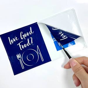 Pegatina de Vinilo Impresa a Doble Cara Personalizada, Calcomanía para Ventana, Puerta de Vidrio, Parabrisas de Coche, Decoración de Temporada - Product Image 3
