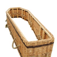 Féretro de mimbre Natural, cofres de cremación funeraria, gran oferta