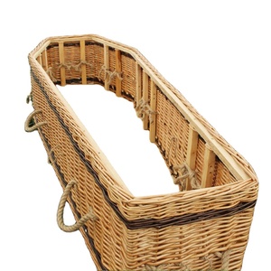 Offre Spéciale – Meilleur <span class=keywords><strong>Prix</strong></span> – <span class=keywords><strong>Cercueil</strong></span> en <span class=keywords><strong>Osier</strong></span> Naturel pour Crémation et Funérailles - Product Image 3