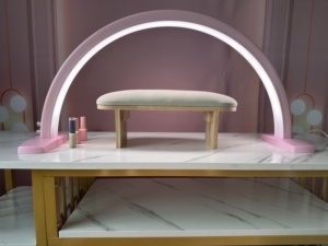 <span class=keywords><strong>2024</strong></span> Venta directa forma de media luna diamante Nail Art Led luz Gel lámpara de uñas máquina de manicura lámpara de mesa - Product Image 3