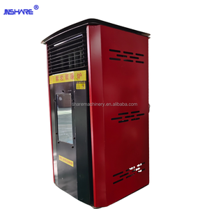 Poêle à granulés de bois à alimentation automatique, chauffage central à air chaud pour la maison et l'intérieur - Product Image 2