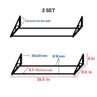 Support de stockage de pneus mural robuste Support de montage mural porte-pneu pour garage