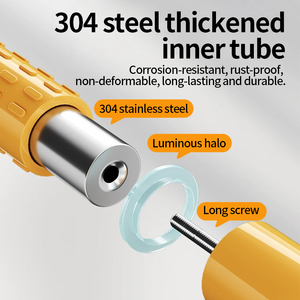 Maniglioni di Sicurezza Moderni Antiscivolo in ABS/Nylon e Acciaio, Montati a <span class=keywords><strong>Parete</strong></span>, <span class=keywords><strong>per</strong></span> Bagni <span class=keywords><strong>per</strong></span> Disabili e Supporto alla Mobilità nel Bagno - Product Image 3