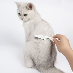 Eliminador de garrapatas para mascotas, peine cómodo de acero inoxidable MultiColor para el cuidado del pelo de perros y gatos, protege la eliminación de <span class=keywords><strong>piojos</strong></span> y pulgas - Product Image 6